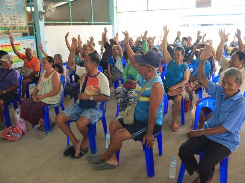 การจัดประชุมประชาคมระดับหมู่บ้าน เพื่อจัดทำแผนพัฒนาท้องถิ่น (พ.ศ.2570 - 2575)