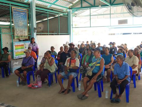 การจัดประชุมประชาคมระดับหมู่บ้าน เพื่อจัดทำแผนพัฒนาท้องถิ่น (พ.ศ.2570 - 2575)