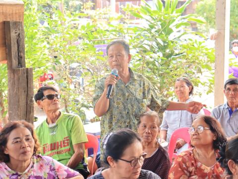 ประชุมประชาคมระดับหมู่บ้าน เพื่อจัดทำแผนพัฒนาท้องถิ่น (พ.ศ.2570 - 2575)