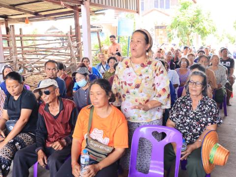 ประชุมประชาคมระดับหมู่บ้าน เพื่อจัดทำแผนพัฒนาท้องถิ่น (พ.ศ.2570 - 2575)