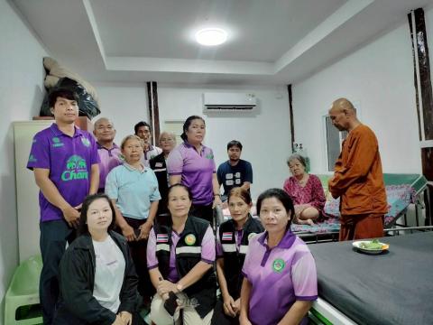 ร่วมส่งมอบเตียงให้กับผู้ป่วยติดเตียงตาม “โครงการอัมพวัน เตียงปัญสุข”