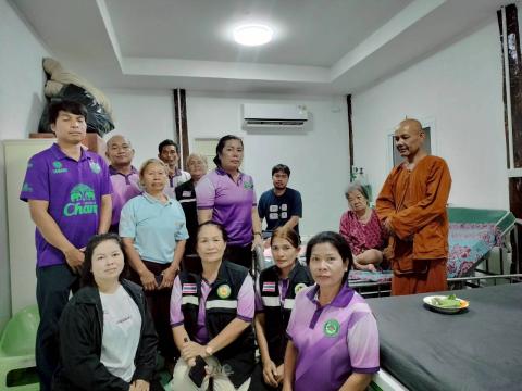 ร่วมส่งมอบเตียงให้กับผู้ป่วยติดเตียงตาม “โครงการอัมพวัน เตียงปัญสุข”