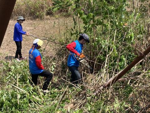 เตรียมความพร้อมสถานที่ เพื่อใช้ในในการจัดงานประเพณีบุญบั้งไฟ ประจำปี 2569