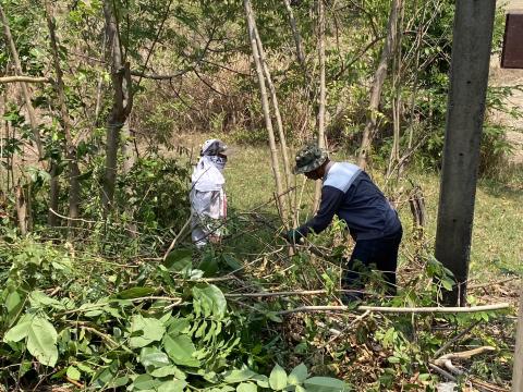เตรียมความพร้อมสถานที่ เพื่อใช้ในในการจัดงานประเพณีบุญบั้งไฟ ประจำปี 2569