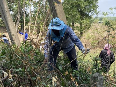 เตรียมความพร้อมสถานที่ เพื่อใช้ในในการจัดงานประเพณีบุญบั้งไฟ ประจำปี 2569
