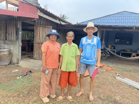 งพื้นที่ตรวจสอบเหตุพายุลมกระโชกแรง