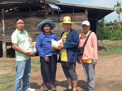 ลงพื้นที่ตรวจเยี่ยมและให้กำลังใจประชาชนผู้ได้รับผลกระทบจากเหตุวาตภัยในพื้นที่
