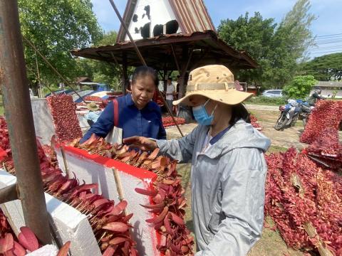 ตงแต่งเวที ในงานประเพณีบุญบั้งไฟ ตำบลถาวร ประจำปี 2569
