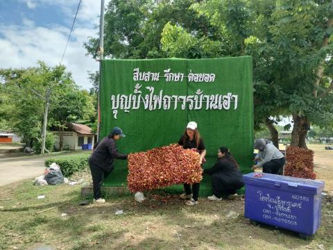 จัดเก็บทำความสะอาดสถานที่ ในการจัดงานประเพณีบุญบั้งไฟ ประจำปี 2569