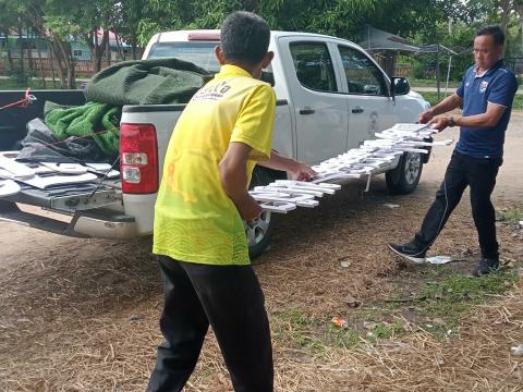 จัดเก็บทำความสะอาดสถานที่ ในการจัดงานประเพณีบุญบั้งไฟ ประจำปี 2569