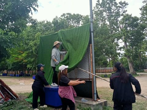 จัดเก็บทำความสะอาดสถานที่ ในการจัดงานประเพณีบุญบั้งไฟ ประจำปี 2569
