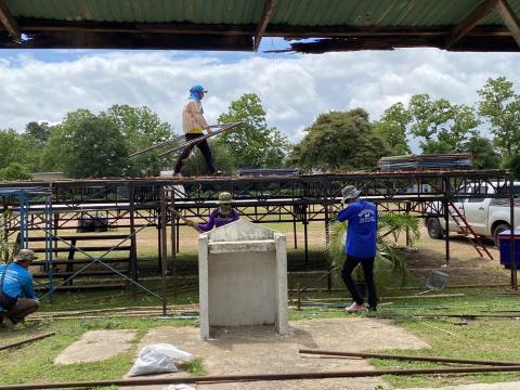 จัดเก็บทำความสะอาดสถานที่ ในการจัดงานประเพณีบุญบั้งไฟ ประจำปี 2569