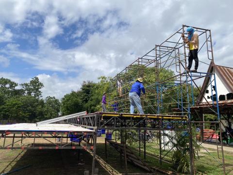จัดเก็บทำความสะอาดสถานที่ ในการจัดงานประเพณีบุญบั้งไฟ ประจำปี 2569