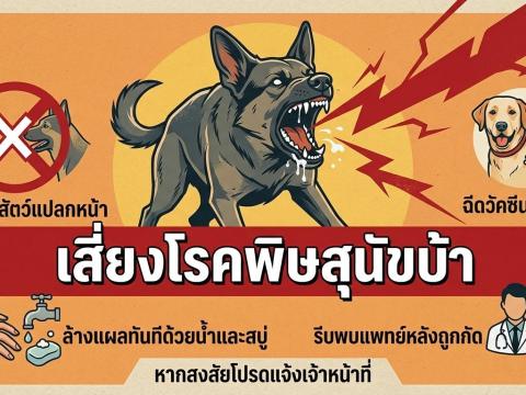 ประชุมการเฝ้าระวังและป้องกันโรคพิษสุนัขบ้าในพื้นที่ตำบลถาวร