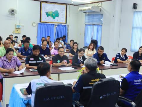 ประชุมประชุมหาแนวทางเฝ้าระวังและป้องกันโรคพิษสุนัขบ้าในพื้นที่ตำบลถาวร