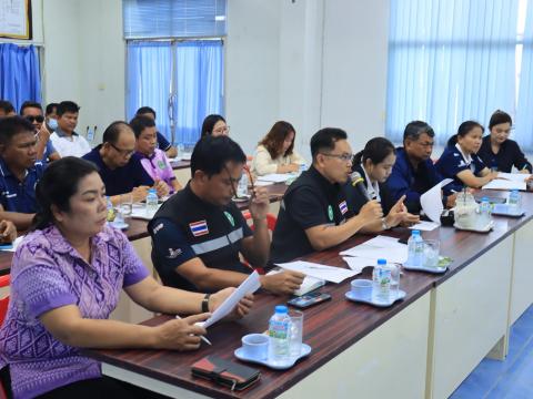 ประชุมประชุมหาแนวทางเฝ้าระวังและป้องกันโรคพิษสุนัขบ้าในพื้นที่ตำบลถาวร