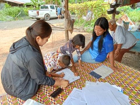 ลงพื้นที่ตรวจเยี่ยมเด็กที่ได้รับเงินอุดหนุนเพื่อการเลี้ยงดูเด็กแรกเกิดที่อายุครบ 6 ปี