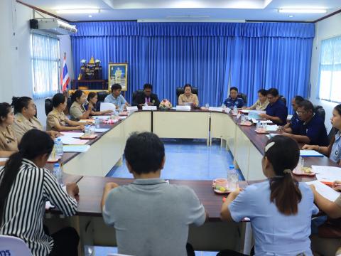 ประชุมพิจารณาเห็นชอบร่างแผนพัฒนาการศึกษา