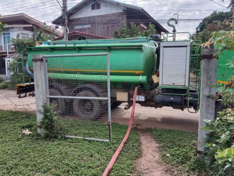 ส่งน้ำอุปโภคบริโภคให้ประปาหมู่ที่ 3