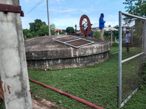 ส่งน้ำอุปโภคบริโภคให้ประปาหมู่ที่ 3