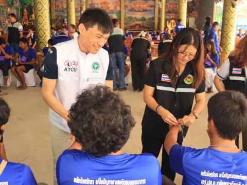 ร่วมพิธีปิดโครงการแก้ไขปัญหายาเสพติดแบบบูรณาการร่วมกับชุมชนและศาสนสถาน