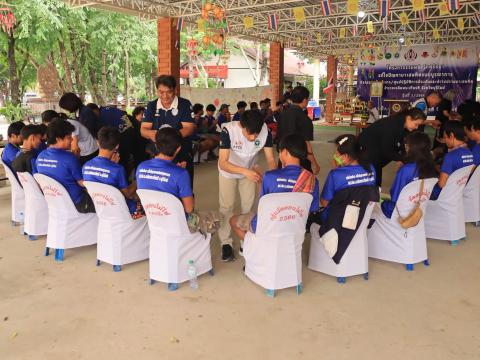 ร่วมพิธีปิดโครงการแก้ไขปัญหายาเสพติดแบบบูรณาการร่วมกับชุมชนและศาสนสถาน