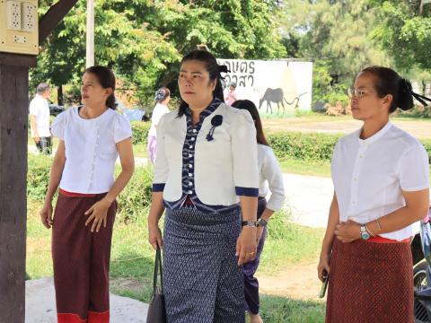 ตรวจเยี่ยมความคืบหน้าการปรับปรุงสนามฟุตบอลโรงเรียนบ้านถาวร