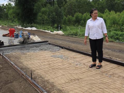 ลงพื้นที่ตรวจเยี่ยมและติดตามความคืบหน้าการก่อสร้าง