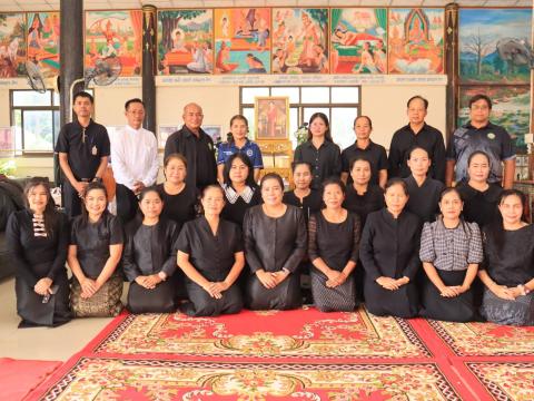 จัดกิจกรรมเจริญพระพุทธมนต์และสวดมนต์ถวายเป็นพระราชกุศล