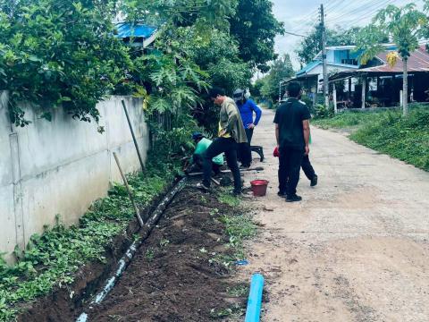 ซ่อมแซมและปรับปรุงระบบประปา