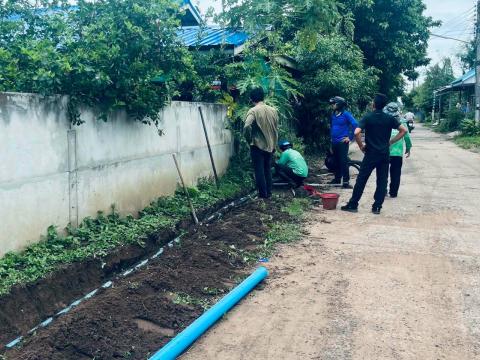 ซ่อมแซมและปรับปรุงระบบประปา