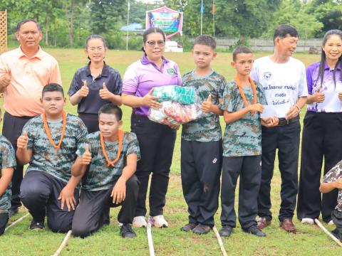 พิธีเปิดการแข่งขันกีฬาสีภายใน โรงเรียนไทยรัฐวิทยา ๒๖ (บ้านหนองหิน)