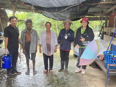 ออกดำเนินการสอบสวนโรค และฉีดวัคซีนป้องกันโรคพิษสุนัขบ้า