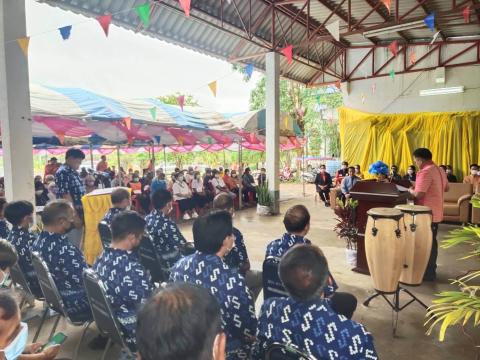 ร่วมพิธีเปิด โครงการส่งเสริมสุขภาพกาย สุขภาพจิต ของผู้สูงอายุ