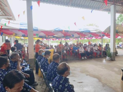 ร่วมพิธีเปิด โครงการส่งเสริมสุขภาพกาย สุขภาพจิต ของผู้สูงอายุ