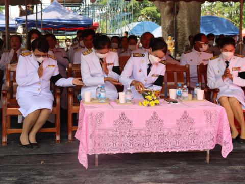 ร่วมงานพระราชพิธี พระราชทานเพลิงศพ