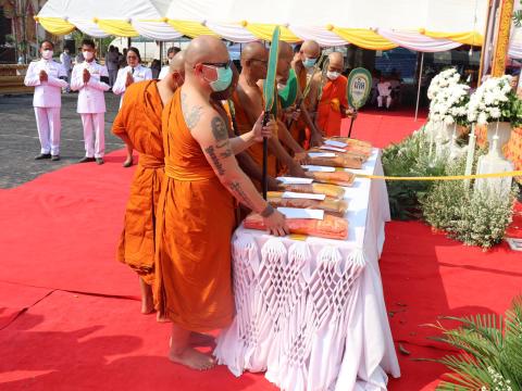 ร่วมงานพระราชพิธี พระราชทานเพลิงศพ