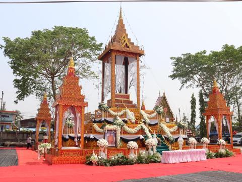 ร่วมงานพระราชพิธี พระราชทานเพลิงศพ