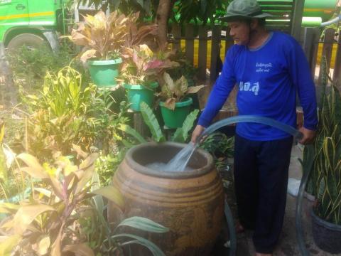 ส่ง​น้ำอุปโภคเพื่อใช้ในงานอุปสมบท​​​