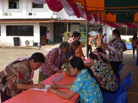 โครงการส่งเสริมเทศกาลประเพณี วันสงกรานต์ และรดน้ำดำหัวผู้สูงอายุ ประจำปี 2566