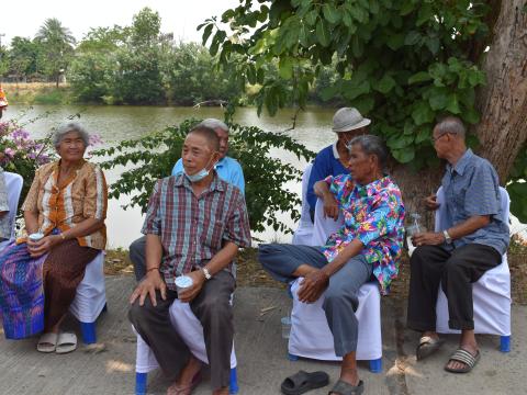 โครงการส่งเสริมเทศกาลประเพณี วันสงกรานต์ และรดน้ำดำหัวผู้สูงอายุ ประจำปี 2566