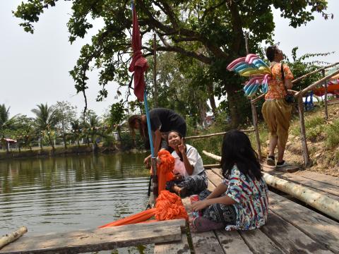 โครงการส่งเสริมเทศกาลประเพณี วันสงกรานต์ และรดน้ำดำหัวผู้สูงอายุ ประจำปี 2566