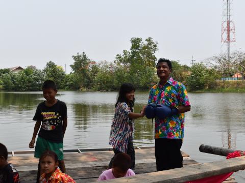 โครงการส่งเสริมเทศกาลประเพณี วันสงกรานต์ และรดน้ำดำหัวผู้สูงอายุ ประจำปี 2566