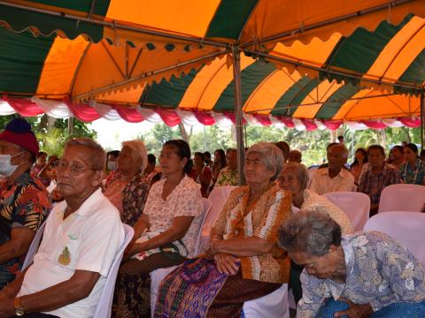 โครงการส่งเสริมเทศกาลประเพณี วันสงกรานต์ และรดน้ำดำหัวผู้สูงอายุ ประจำปี 2566