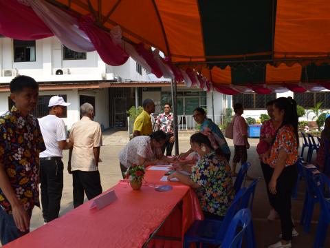 โครงการส่งเสริมเทศกาลประเพณี วันสงกรานต์ และรดน้ำดำหัวผู้สูงอายุ ประจำปี 2566