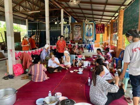 เยี่ยมพี่น้องประชาชนเตรียมงานประเพณีบุญบั้งไฟ