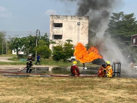 ร่วมซ้อมแผนอัคคีภัย