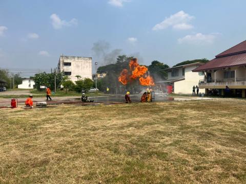 ร่วมซ้อมแผนอัคคีภัย