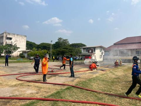 ร่วมซ้อมแผนอัคคีภัย