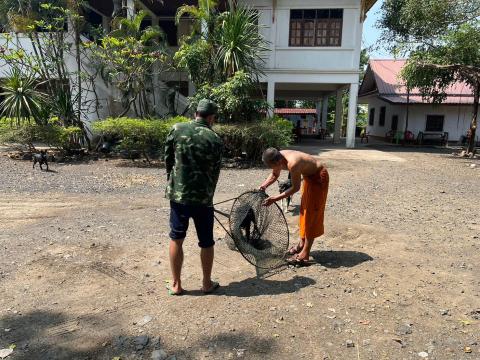 ฉีดวัคซีนโรคพิษสุนัขบ้า